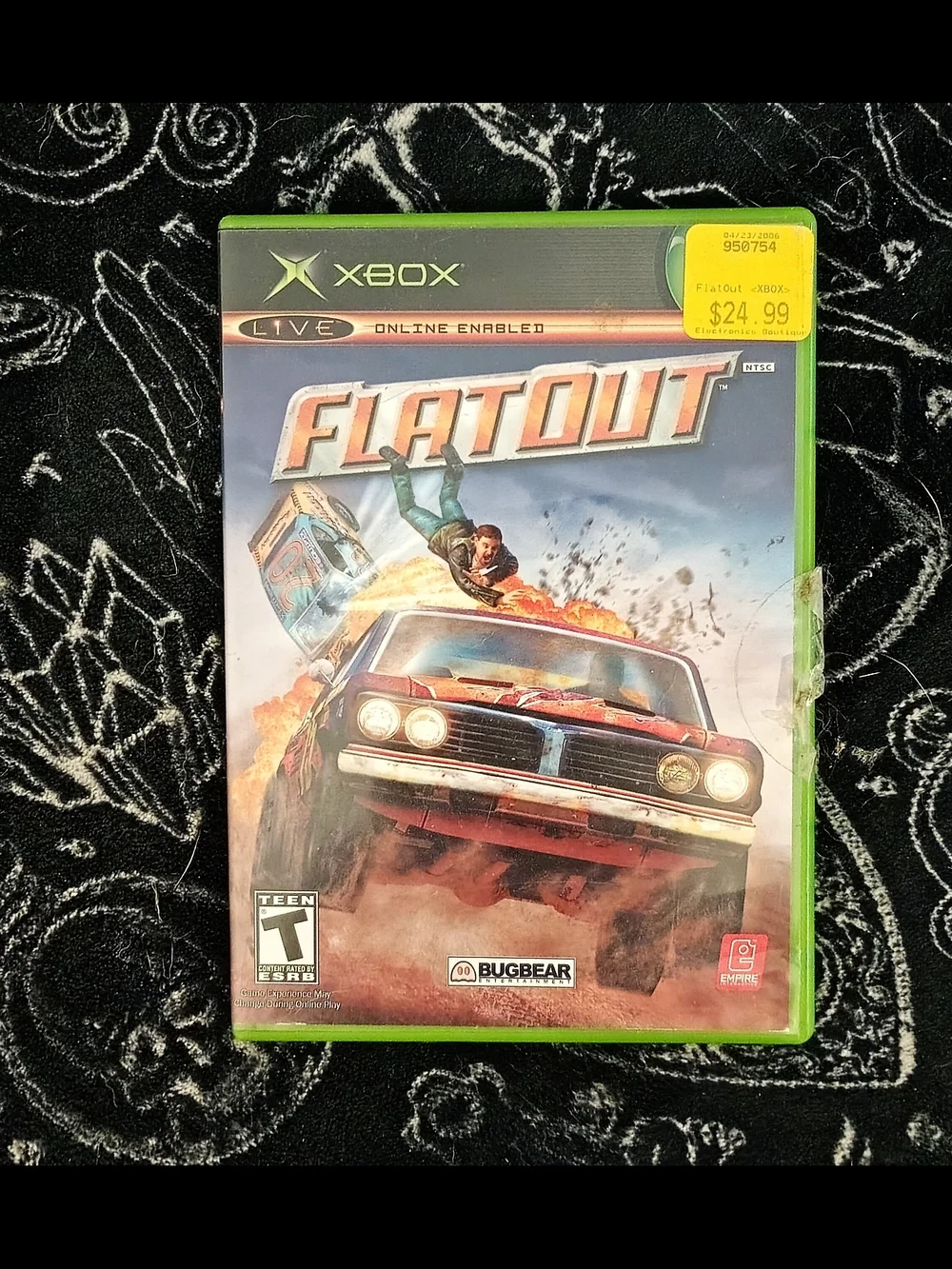 FlatOut (Green) - Xbox Racing Action Video Game